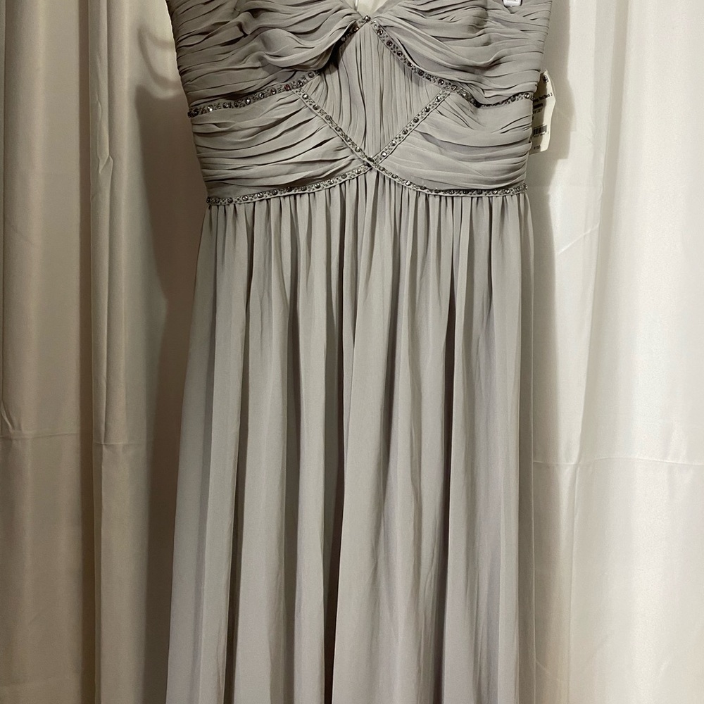 GEORGINA CHAPMAN STRAPLESS SIZE 12 MAXI DRESS WITH BLING - Picture 6 of 9